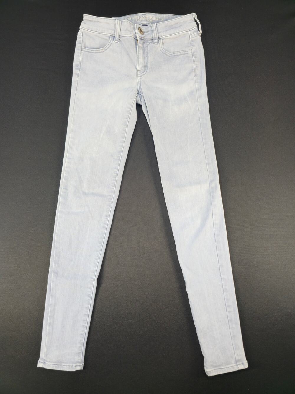 American Eagle Next Level Stretch X Skinny Jeans Women's 0 Regular Light‎ Wash